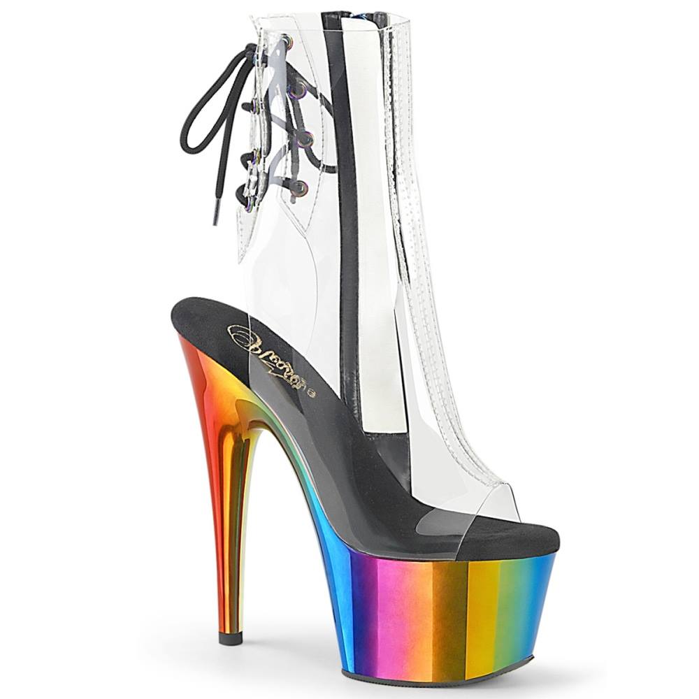 Pleaser - ADORE1018RC Bottes de plateforme, Pole dance chaussures - Chaussures de pole dance - Multicolore Product image